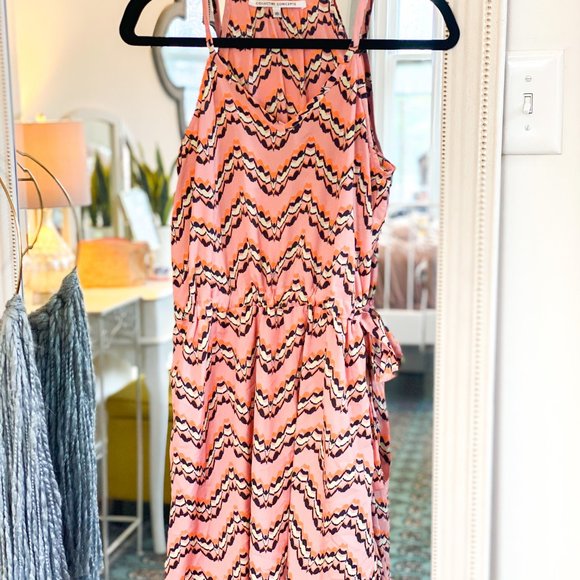 Zig Zag side tie dress - Picture 2 of 2
